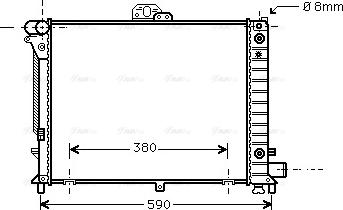 Ava Quality Cooling SB 2046 - Radiator, mühərrikin soyudulması furqanavto.az