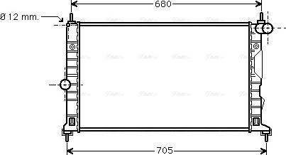 Ava Quality Cooling SB 2055 - Radiator, mühərrikin soyudulması furqanavto.az