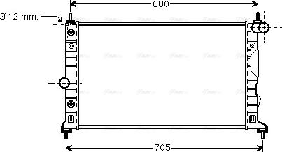 Ava Quality Cooling SB 2037 - Radiator, mühərrikin soyudulması furqanavto.az