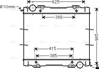 Ava Quality Cooling SC2027N - Radiator, mühərrikin soyudulması furqanavto.az