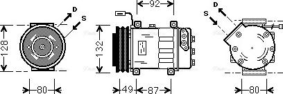 Ava Quality Cooling SCAK026 - Kompressor, kondisioner furqanavto.az