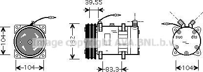 Ava Quality Cooling SCK017 - Kompressor, kondisioner furqanavto.az