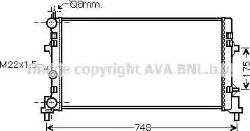 Ava Quality Cooling ST2041 - Radiator, mühərrikin soyudulması furqanavto.az