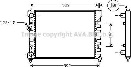 Ava Quality Cooling ST 2035 - Radiator, mühərrikin soyudulması furqanavto.az