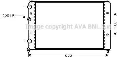 Ava Quality Cooling ST 2031 - Radiator, mühərrikin soyudulması furqanavto.az