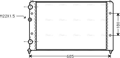 Ava Quality Cooling STA2031 - Radiator, mühərrikin soyudulması furqanavto.az