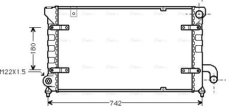 Ava Quality Cooling STA2028 - Radiator, mühərrikin soyudulması furqanavto.az