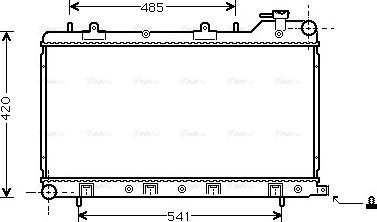 Ava Quality Cooling SU 2045 - Radiator, mühərrikin soyudulması furqanavto.az