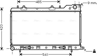 Ava Quality Cooling SU 2048 - Radiator, mühərrikin soyudulması furqanavto.az