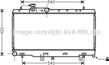 Ava Quality Cooling SU 2052 - Radiator, mühərrikin soyudulması furqanavto.az