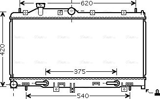 Ava Quality Cooling SU 2066 - Radiator, mühərrikin soyudulması www.furqanavto.az