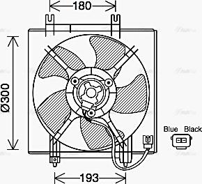 Ava Quality Cooling SU7517 - Fen, radiator furqanavto.az