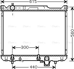 Ava Quality Cooling SZ 2097 - Radiator, mühərrikin soyudulması furqanavto.az