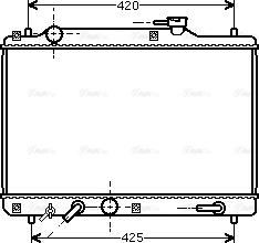 Ava Quality Cooling SZ 2052 - Radiator, mühərrikin soyudulması furqanavto.az