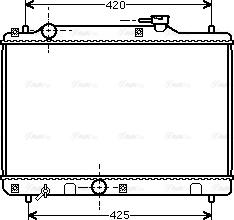 Ava Quality Cooling SZ 2034 - Radiator, mühərrikin soyudulması furqanavto.az