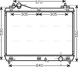 Ava Quality Cooling SZ 2103 - Radiator, mühərrikin soyudulması furqanavto.az