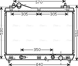 Ava Quality Cooling SZ 2102 - Radiator, mühərrikin soyudulması furqanavto.az