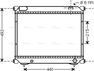 Ava Quality Cooling SZA2065 - Radiator, mühərrikin soyudulması furqanavto.az