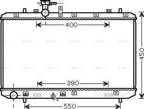 Ava Quality Cooling SZA2084 - Radiator, mühərrikin soyudulması furqanavto.az