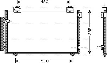 Ava Quality Cooling TO5408D - Kondenser, kondisioner furqanavto.az