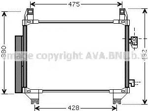 Ava Quality Cooling TO5407D - Kondenser, kondisioner furqanavto.az