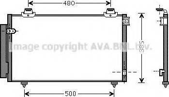 Ava Quality Cooling TO5431 - Kondenser, kondisioner furqanavto.az