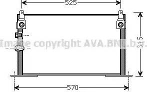 Ava Quality Cooling TO5585 - Kondenser, kondisioner furqanavto.az