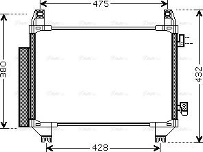 Ava Quality Cooling TO5665D - Kondenser, kondisioner furqanavto.az