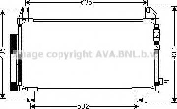 Ava Quality Cooling TO5680 - Kondenser, kondisioner furqanavto.az