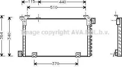 Ava Quality Cooling TO 5194 - Kondenser, kondisioner furqanavto.az