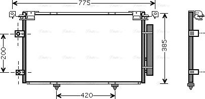 Ava Quality Cooling TO5319D - Kondenser, kondisioner furqanavto.az