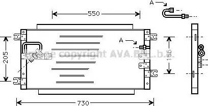 Ava Quality Cooling TO 5252 - Kondenser, kondisioner furqanavto.az