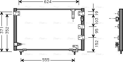 Ava Quality Cooling TO 5262 - Kondenser, kondisioner furqanavto.az