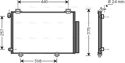 Ava Quality Cooling TO5267D - Kondenser, kondisioner furqanavto.az