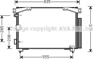 Ava Quality Cooling TO5280D - Kondenser, kondisioner furqanavto.az