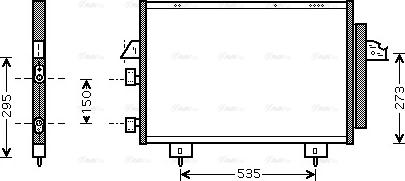 Ava Quality Cooling TO5281D - Kondenser, kondisioner furqanavto.az