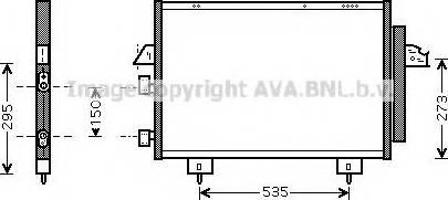 Ava Quality Cooling TO 5281 - Kondenser, kondisioner furqanavto.az