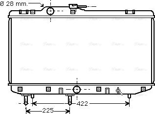 Ava Quality Cooling TO 2151 - Radiator, mühərrikin soyudulması furqanavto.az