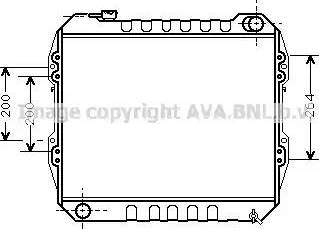 Ava Quality Cooling TO 2164 - Radiator, mühərrikin soyudulması furqanavto.az