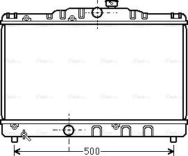 Ava Quality Cooling TO 2115 - Radiator, mühərrikin soyudulması furqanavto.az