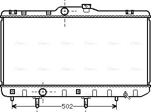 Ava Quality Cooling TO 2189 - Radiator, mühərrikin soyudulması furqanavto.az