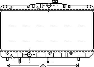 Ava Quality Cooling TO 2123 - Radiator, mühərrikin soyudulması furqanavto.az