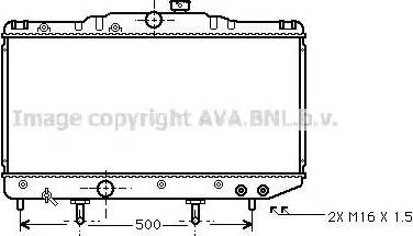 Ava Quality Cooling TO 2179 - Radiator, mühərrikin soyudulması furqanavto.az