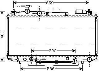 Ava Quality Cooling TO 2300 - Radiator, mühərrikin soyudulması furqanavto.az