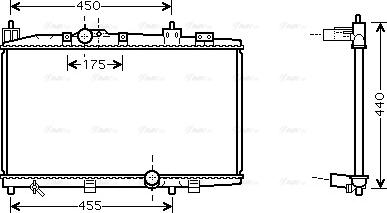 Ava Quality Cooling TO 2318 - Radiator, mühərrikin soyudulması furqanavto.az