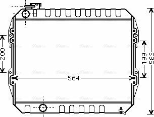 Ava Quality Cooling TO 2374 - Radiator, mühərrikin soyudulması furqanavto.az