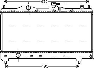 Ava Quality Cooling TO 2237 - Radiator, mühərrikin soyudulması furqanavto.az