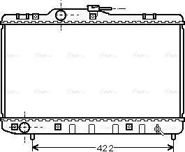 Ava Quality Cooling TO 2227 - Radiator, mühərrikin soyudulması furqanavto.az