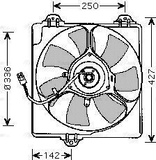 Ava Quality Cooling TO 7547 - Fen, radiator furqanavto.az