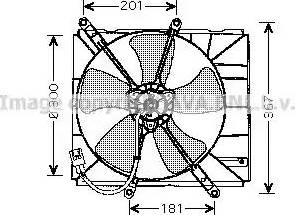 Ava Quality Cooling TO 7504 - Fen, radiator furqanavto.az